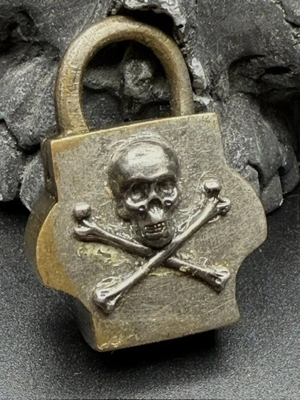 Vintage Rare Small KOHNOOR Lock Padlock No Key India 1960s